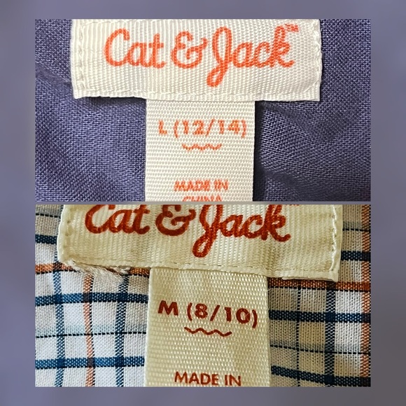 Boy Buttoned  Mix Shirts Lot of 4-Size M/L - Picture 10 of 11